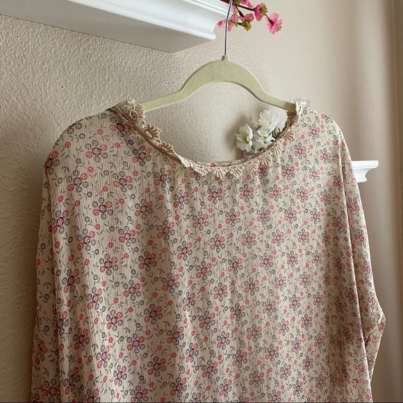 Free People Sheer Dolman Floral Top - Picture 5 of 5